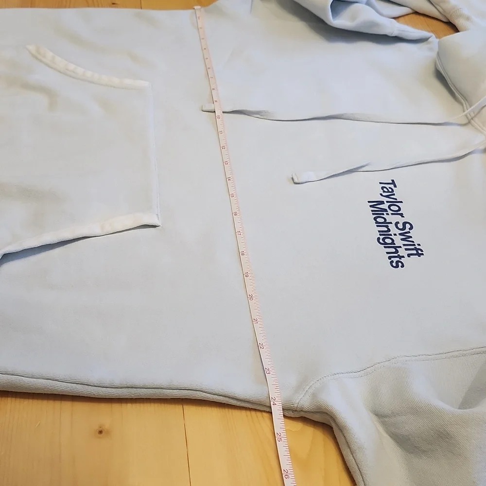 Taylor Swift Midnights Blue Hoodie Oversized M - Picture 12 of 16
